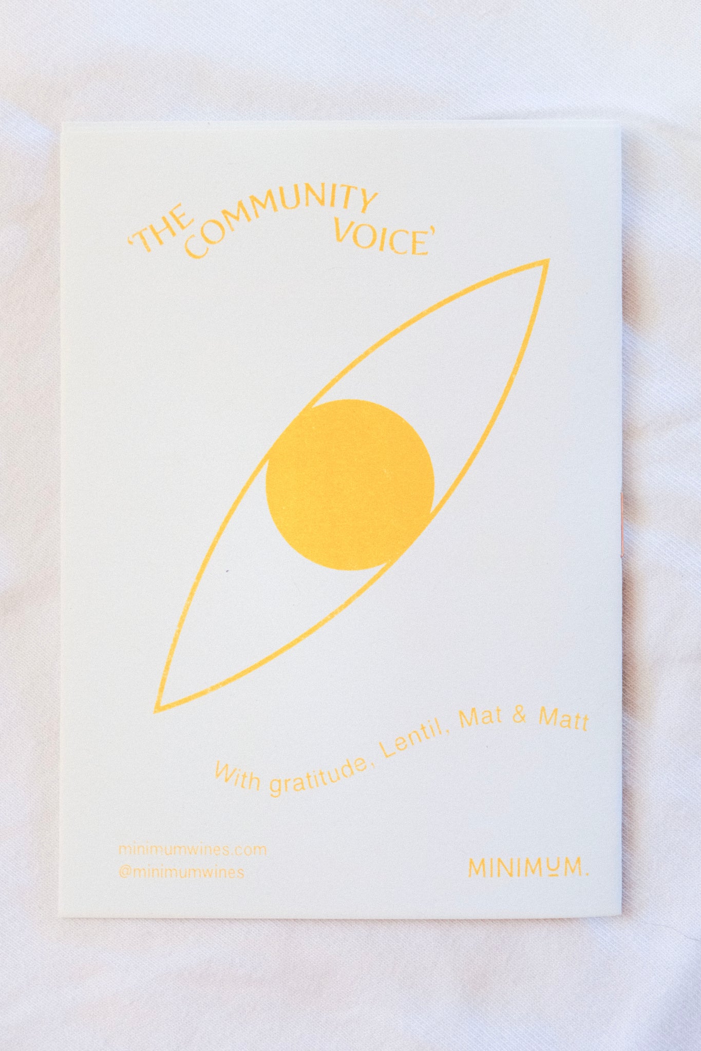 The Minimum Zine Issue #14.